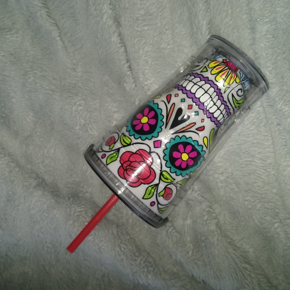 Dia de los muertos tumbler